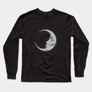 Crescent Moon Long Sleeve T-Shirt